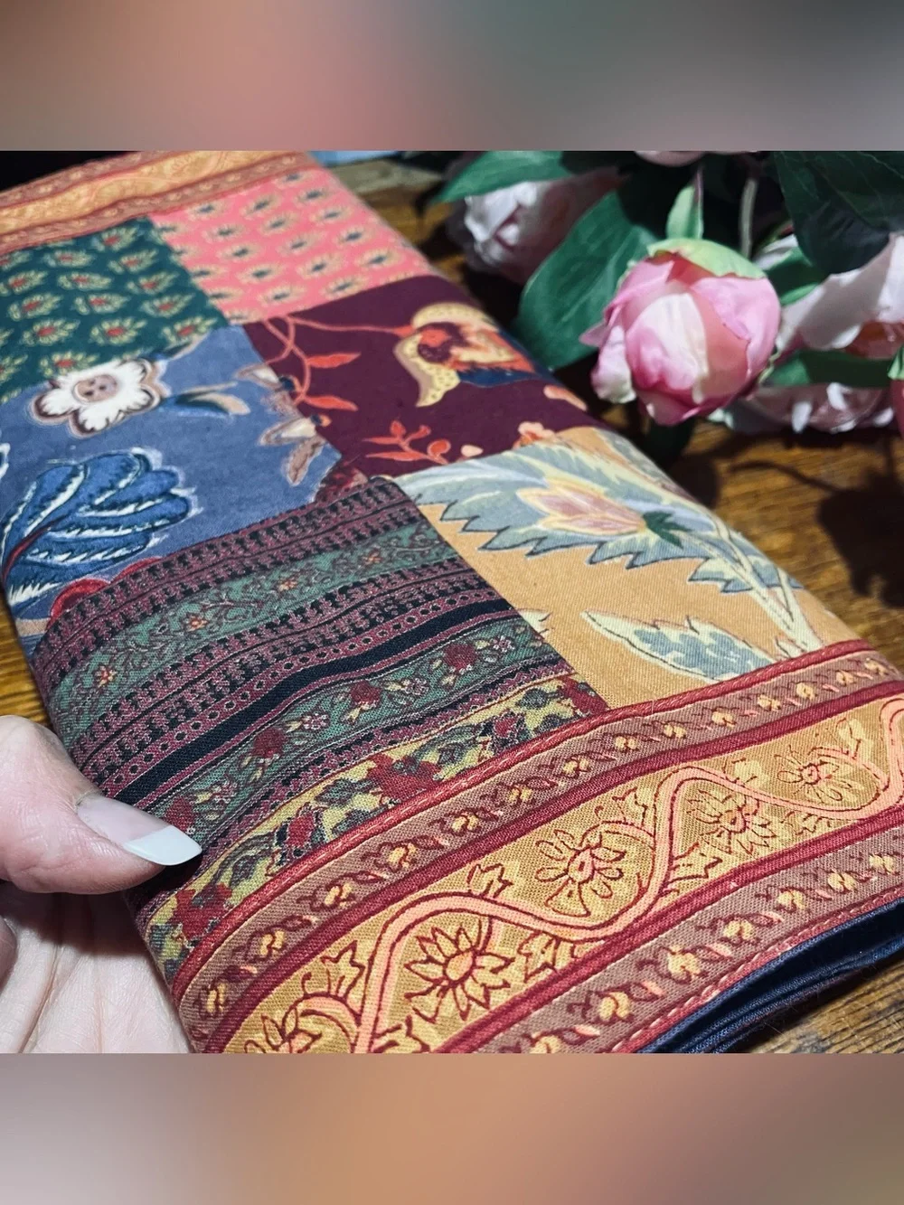 Vintage Pier 1 Indian Patchwork placemats set of 4